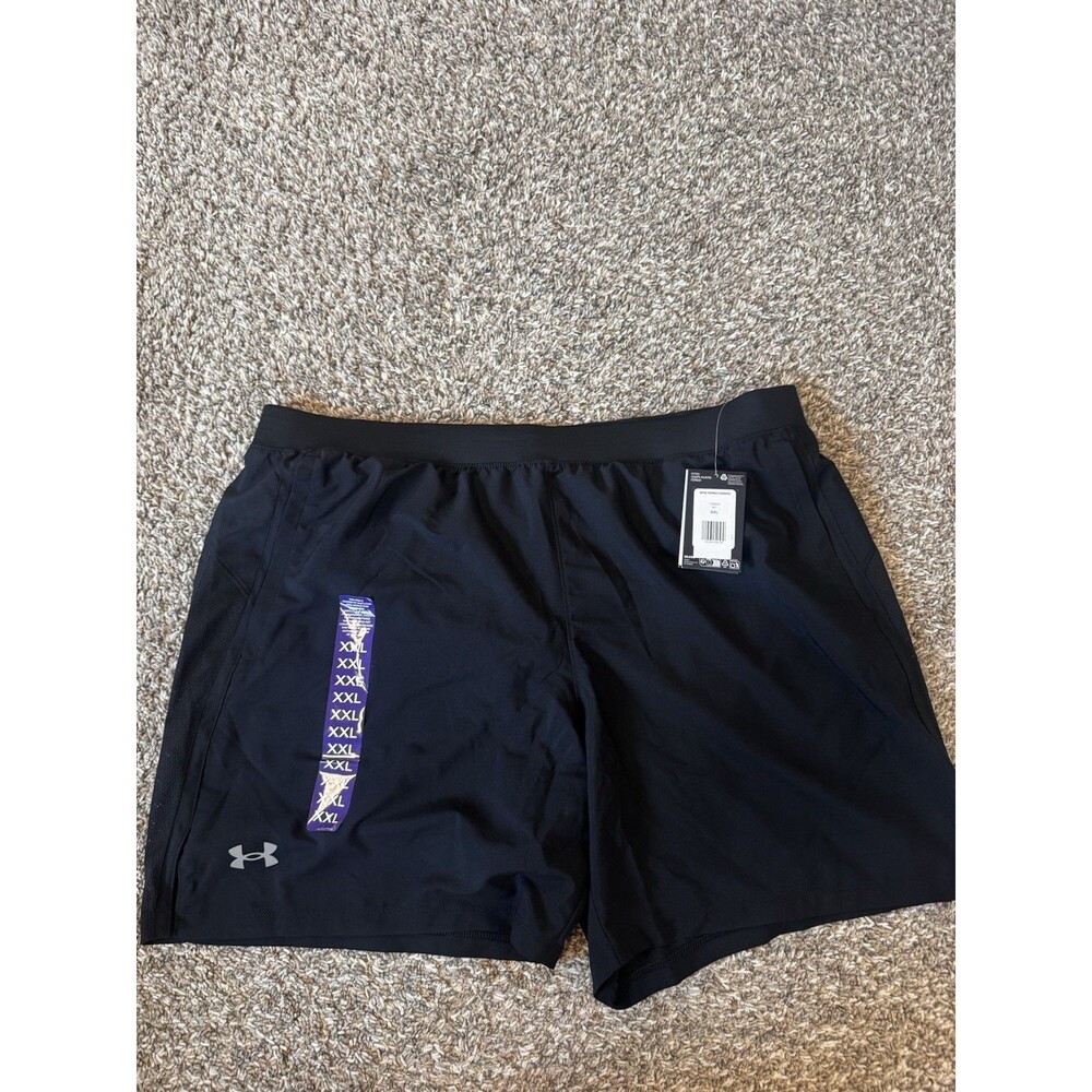 Under Armour UA Launch Men’s XXL 7” Running Shorts Black NWT 1382620-001